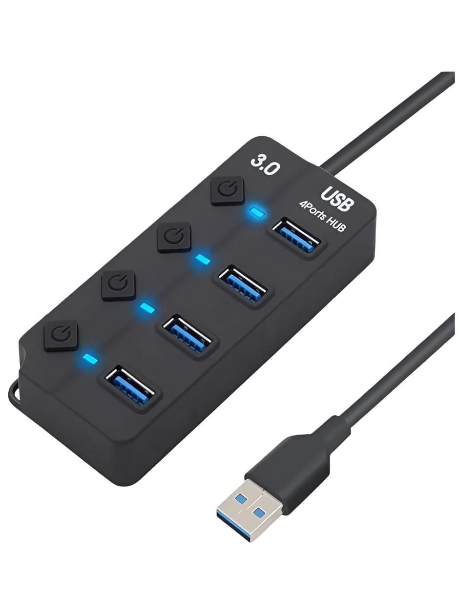 Hub XTLLAR6161 de 4 puertos USB
