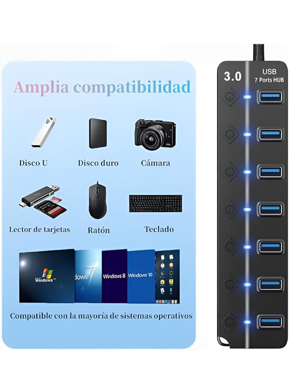 Hub XTLLAR6181 de 7 contactos 3