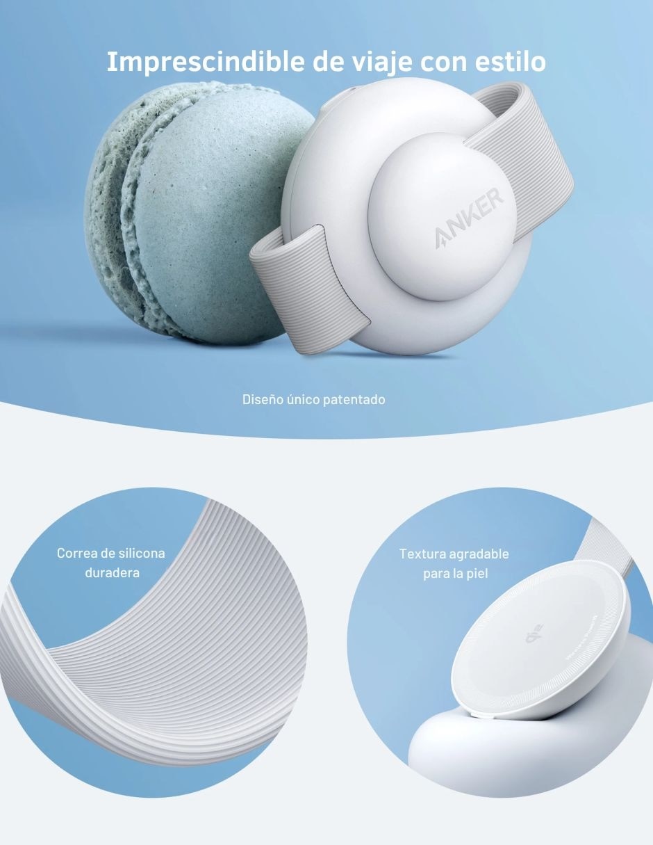 Cargador inalámbrico magGo 3 en 1 USB tipo C 15 W 8