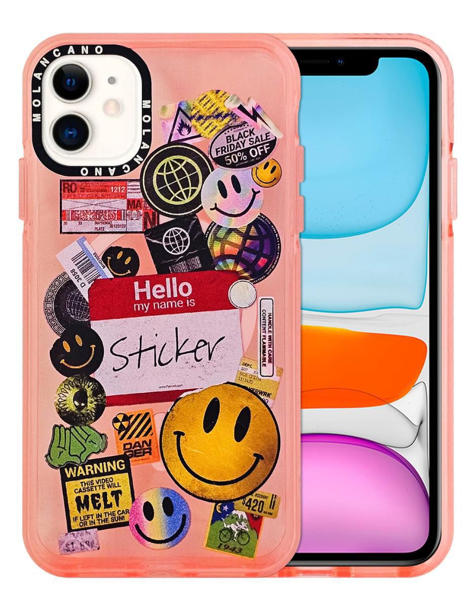 Funda para iPhone 11 Rainbow Glossy de silicón