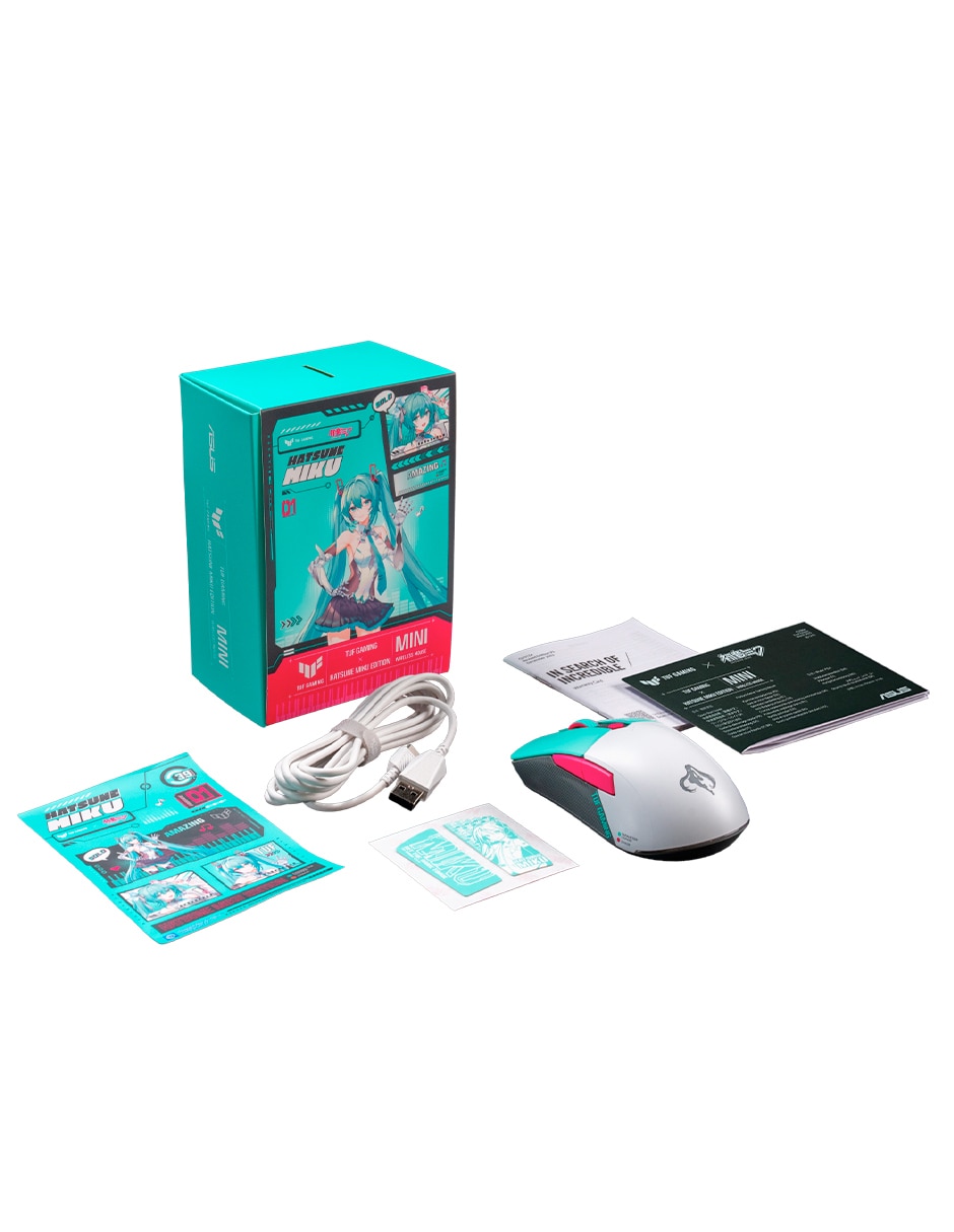 Mouse gamer Tuf Gamming Mini Wireless Hatsune Miku Edition 7