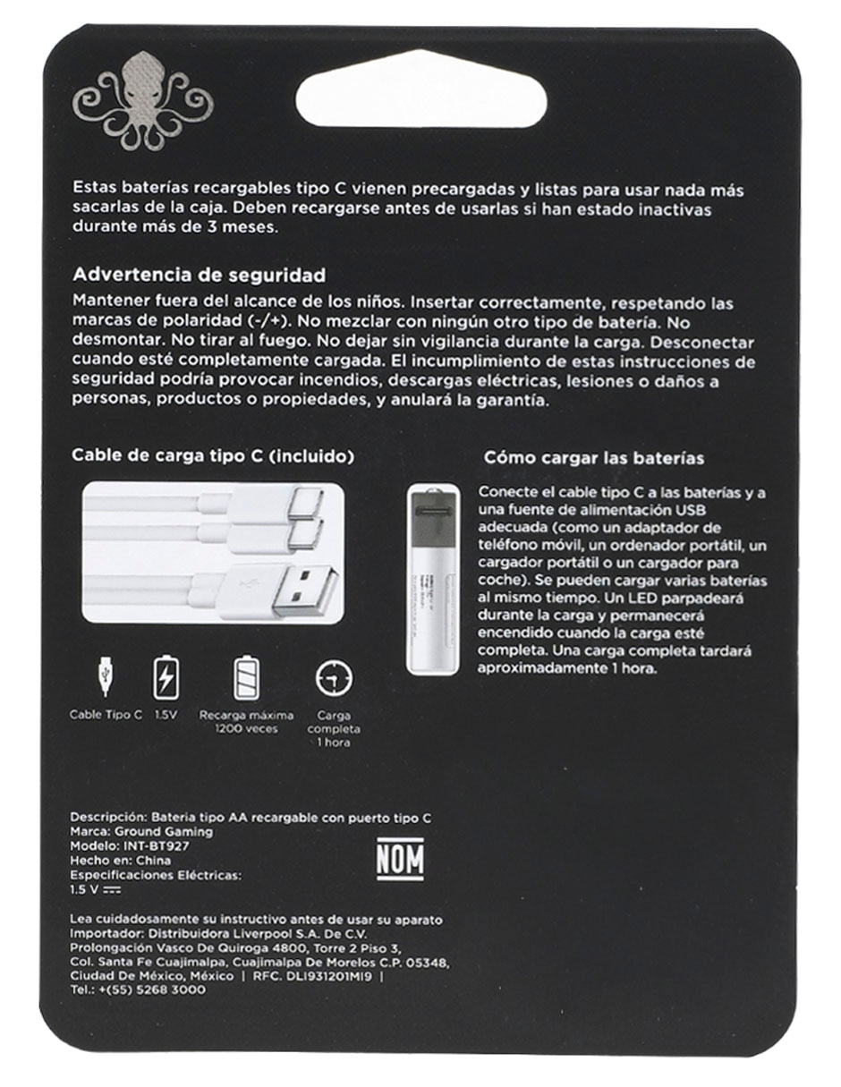 Set de baterías recargables 750 mWh 3