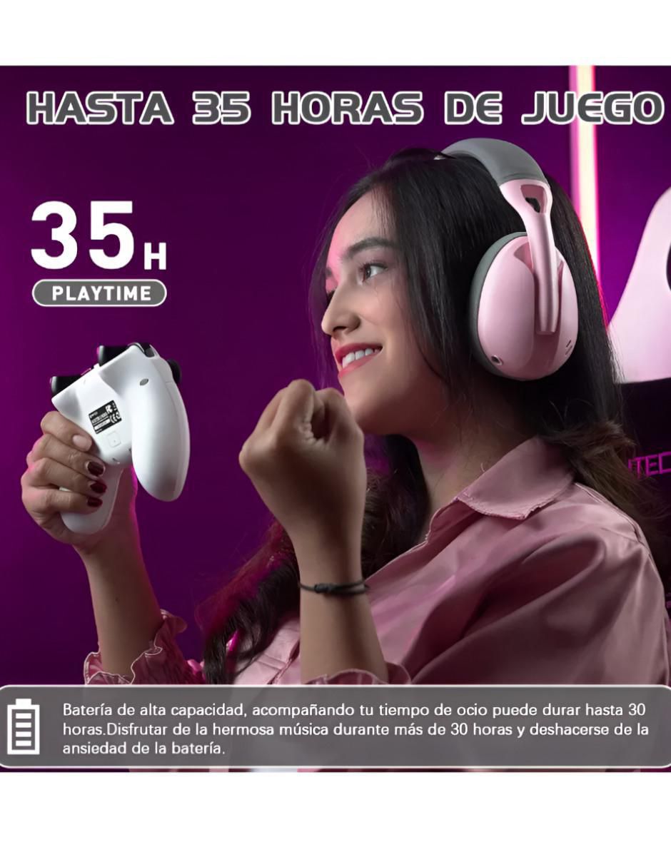 Audífonos gamer alámbricos e inalámbricos Xtllar7129 2