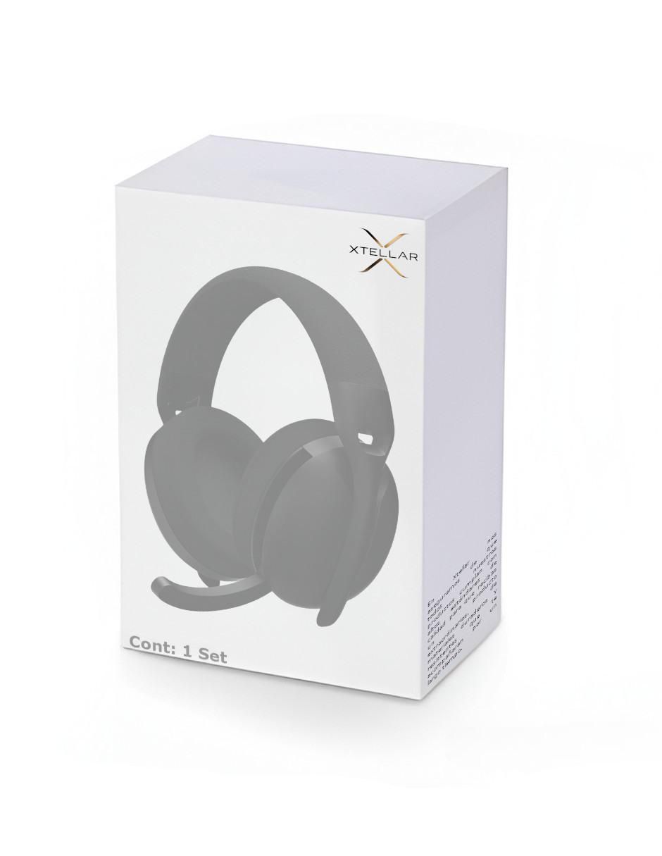 Audífonos gamer alámbricos e inalámbricos Xtllar7128 3