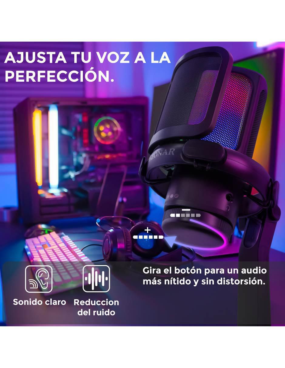 Micrófono gaming alámbrico Connect 2