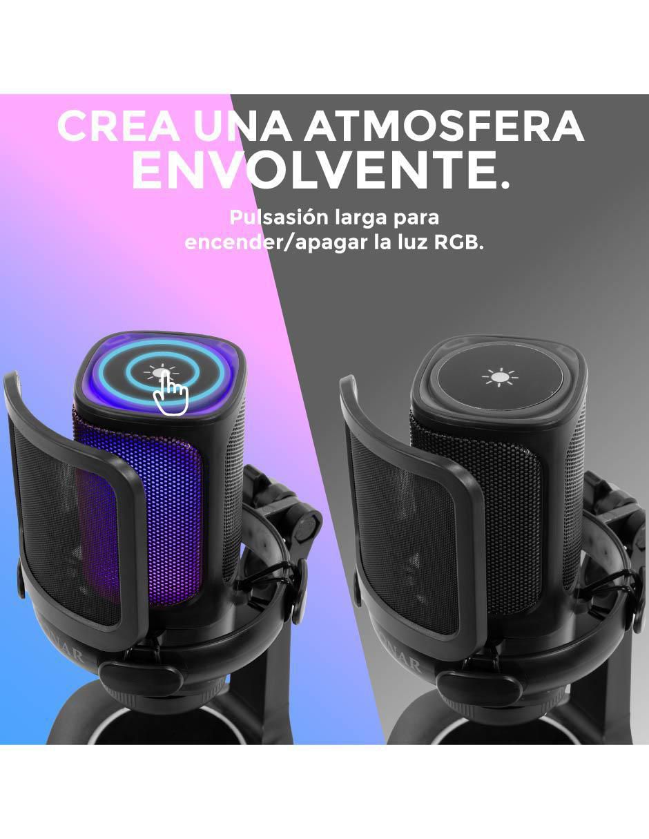 Micrófono gaming alámbrico Connect 4