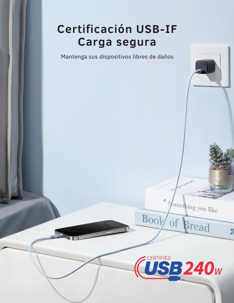 Cable USB a tipo C de 0.9 m 6