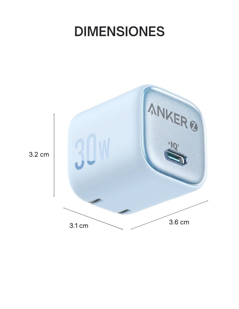 Cargador de pared de 30 w USB Tipo C 7