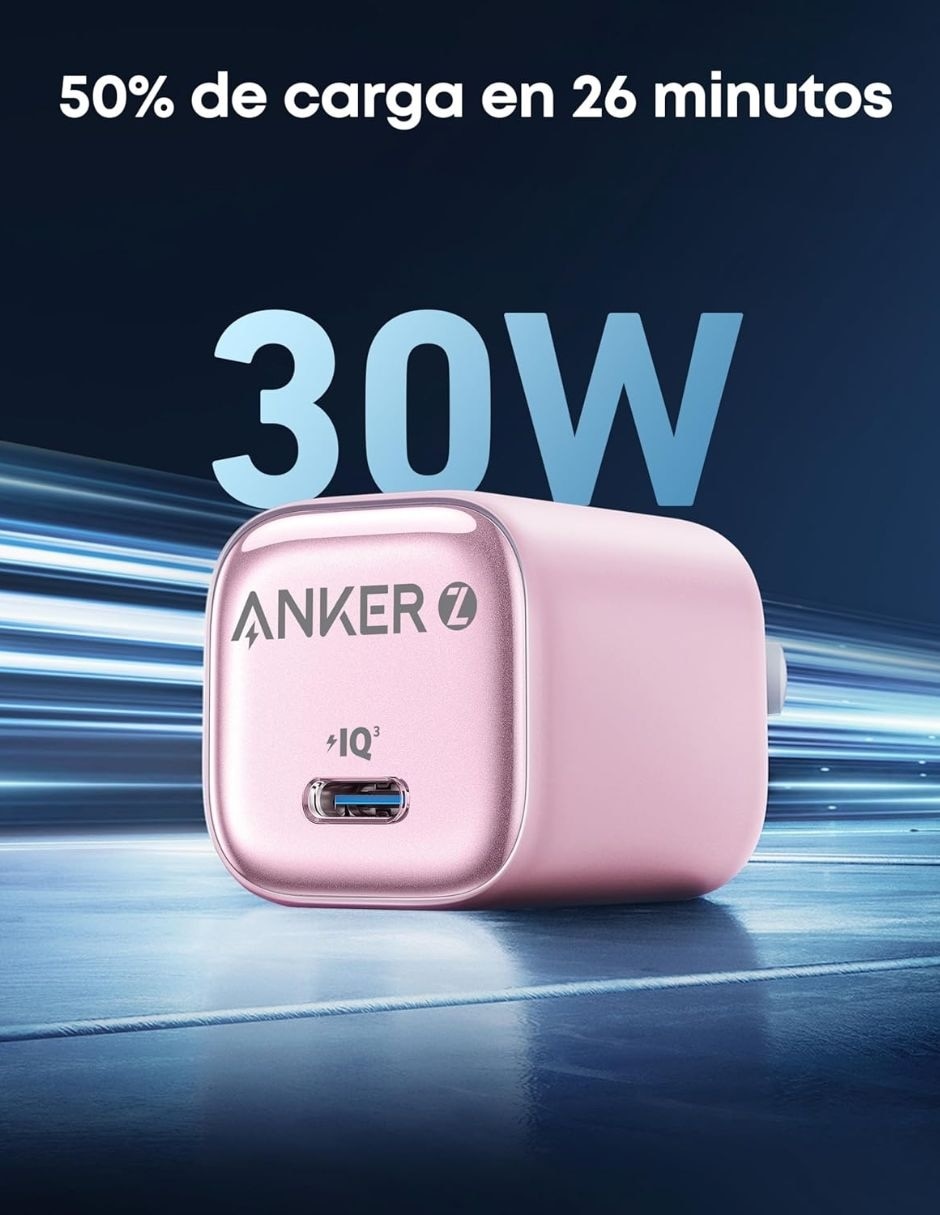 Cargador de pared de 30 w USB Tipo C 3