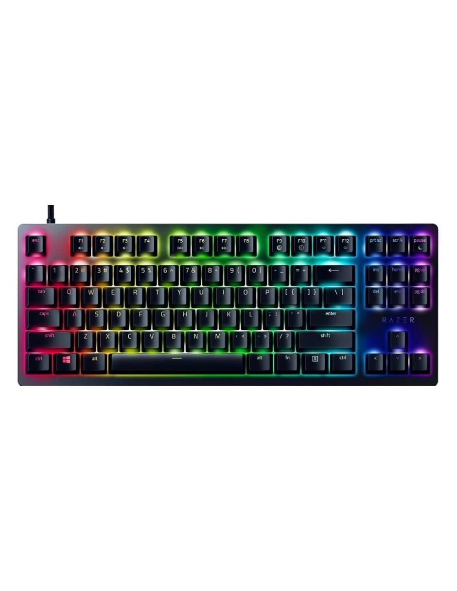 Teclado gamer usb-c qwert inglés con interruptor lineal (red, black) huntsman v2 tkl reacondicionado Teclado gamer usb-c qwert inglés con interruptor lineal (red, black) huntsman v2 tkl reacondicionado