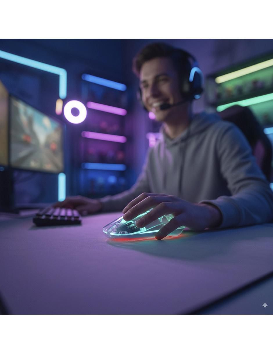 Mouse gamer inalámbrico BASH-3008 3