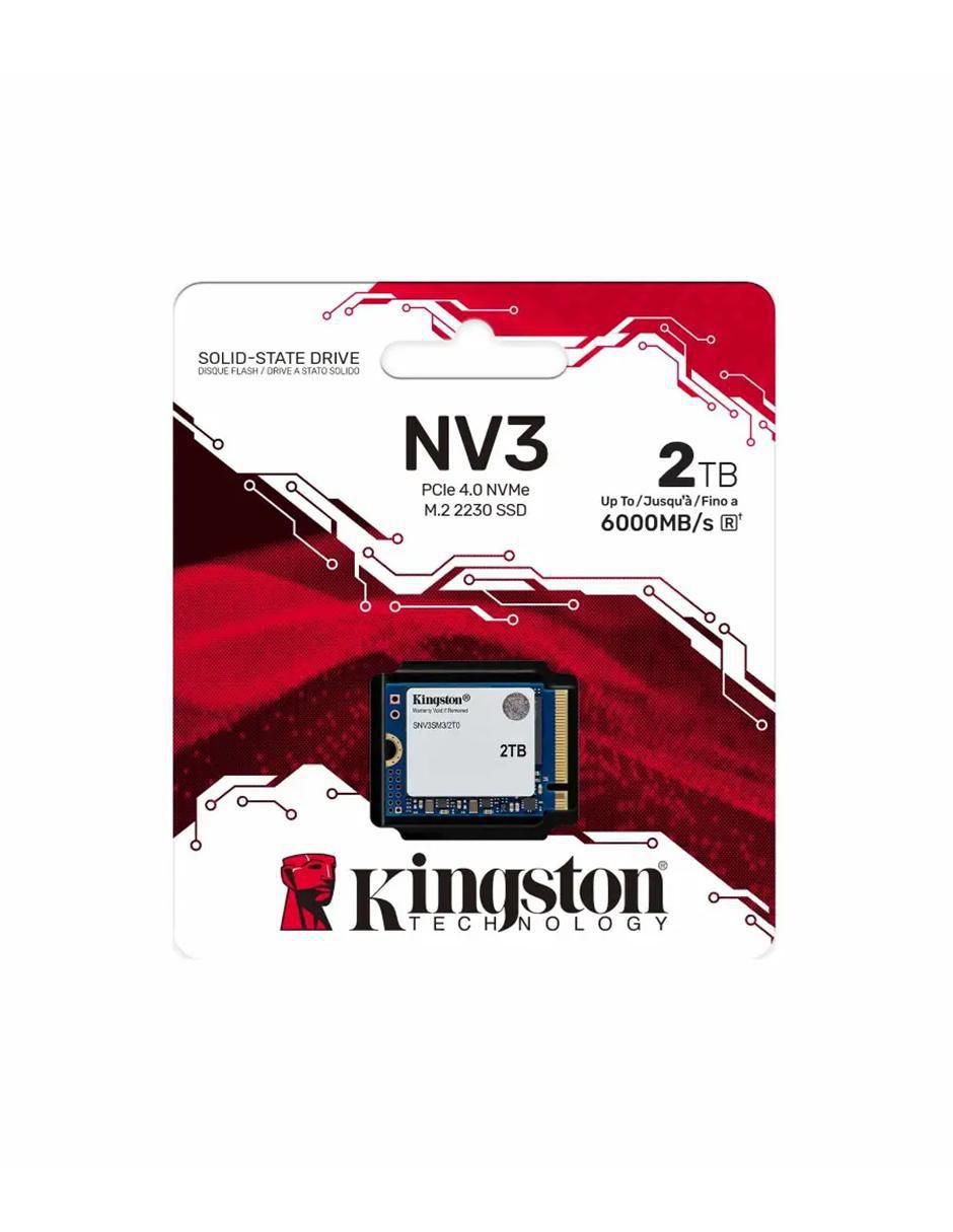 Unidad SSD capacidad 2 tb 3