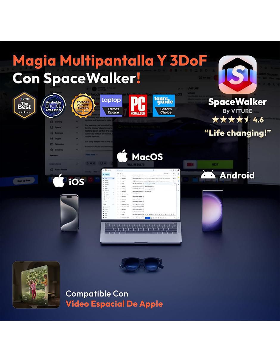 Lentes de realidad virtual para multiplataforma 5