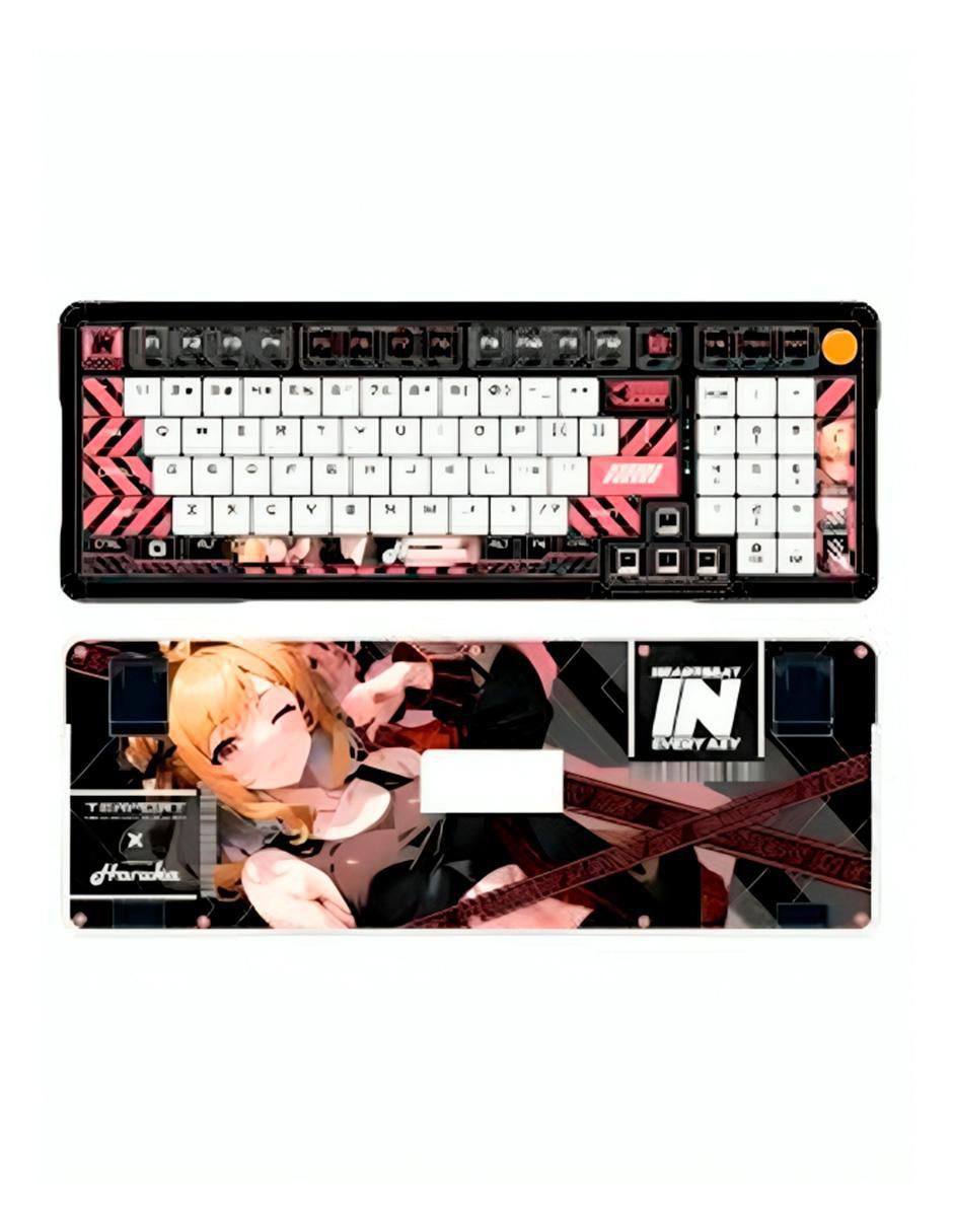 Teclado gamer retroiluminado español con interruptor híbrido DSTRTIOMHJ 3