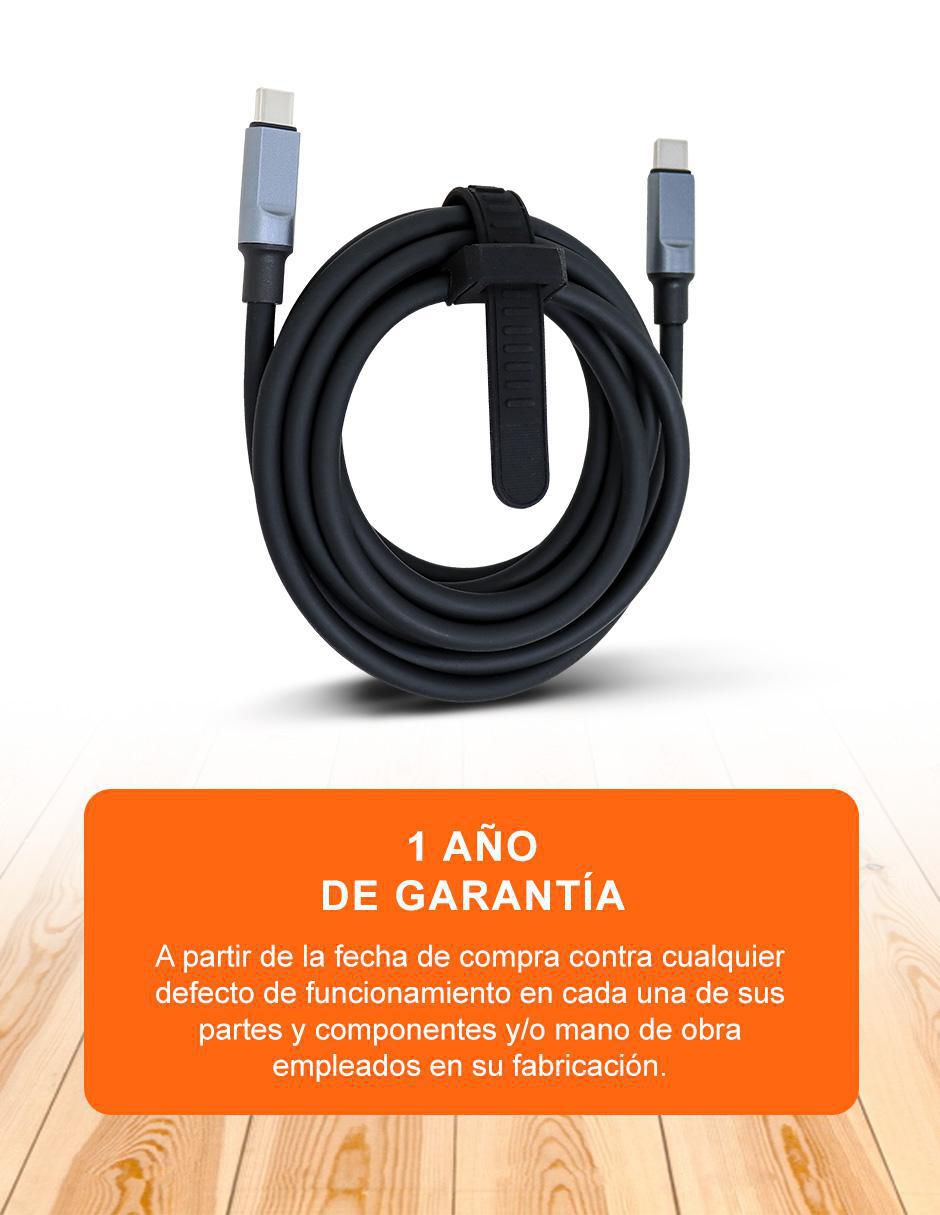 Cable USB C a tipo USB C de 2 m 9