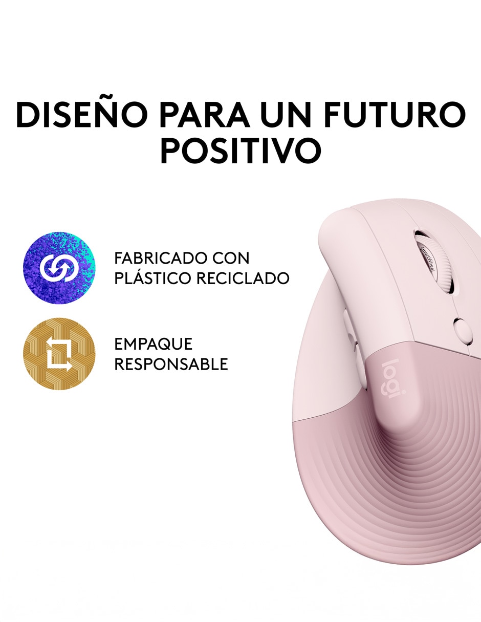 Mouse inalámbrico lift 910-006472 5