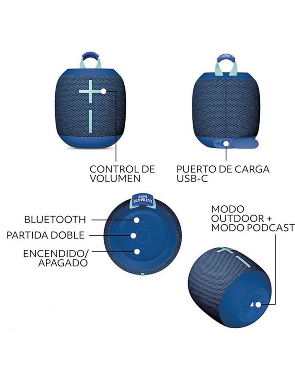 Bocina portátil Ultimate Ears WONDERBOOM 4 bluetooth 4