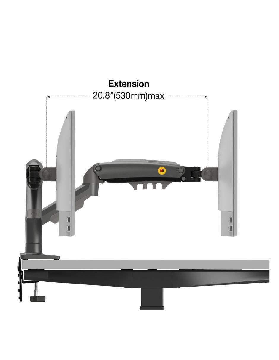 Soporte para monitor articulado 17 - 30 pulgadas 2