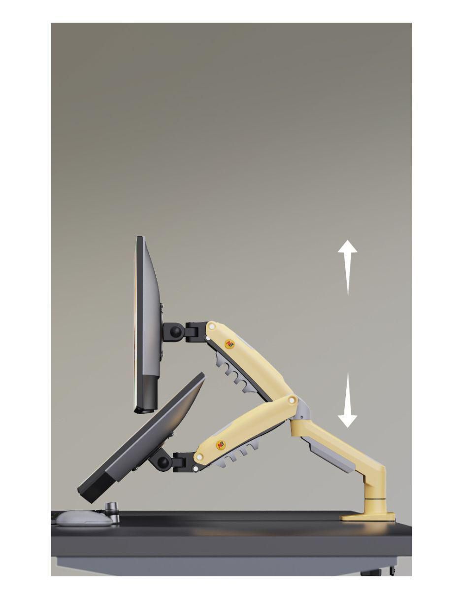"soporte" north bayou "para monitor" articulado 17 - 30 pulgadas