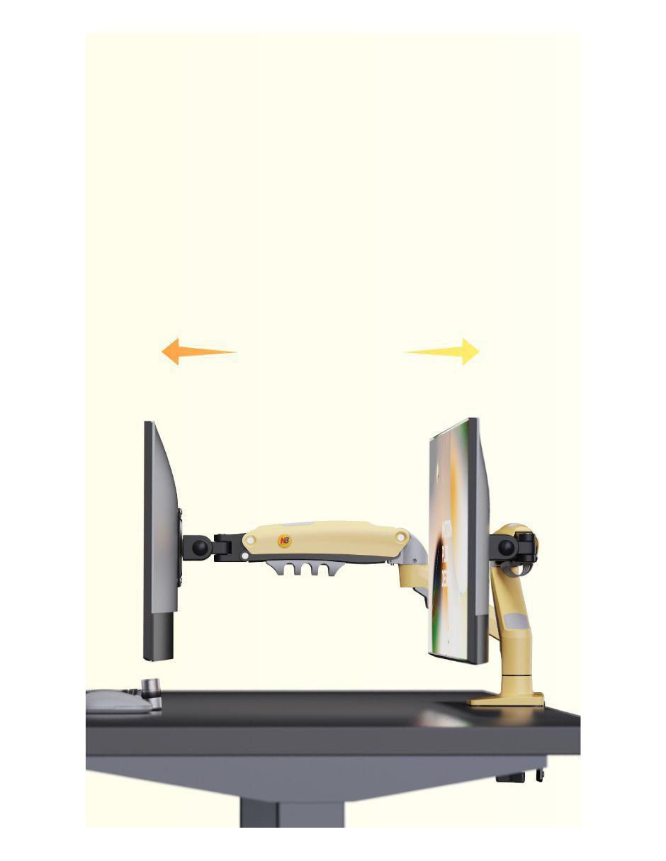 "soporte" north bayou "para monitor" articulado 17 - 30 pulgadas