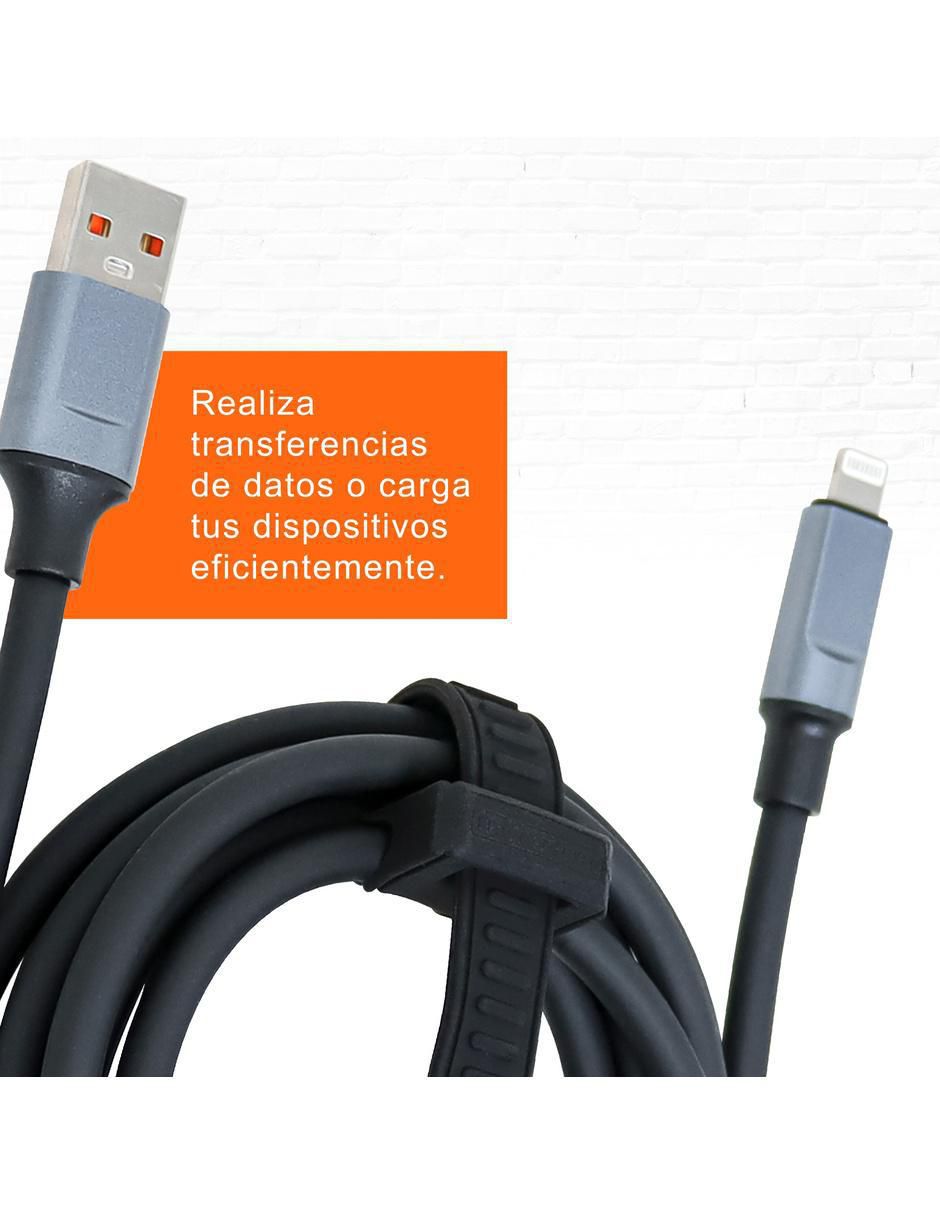 Cable usb a tipo lightning de 2 m 3