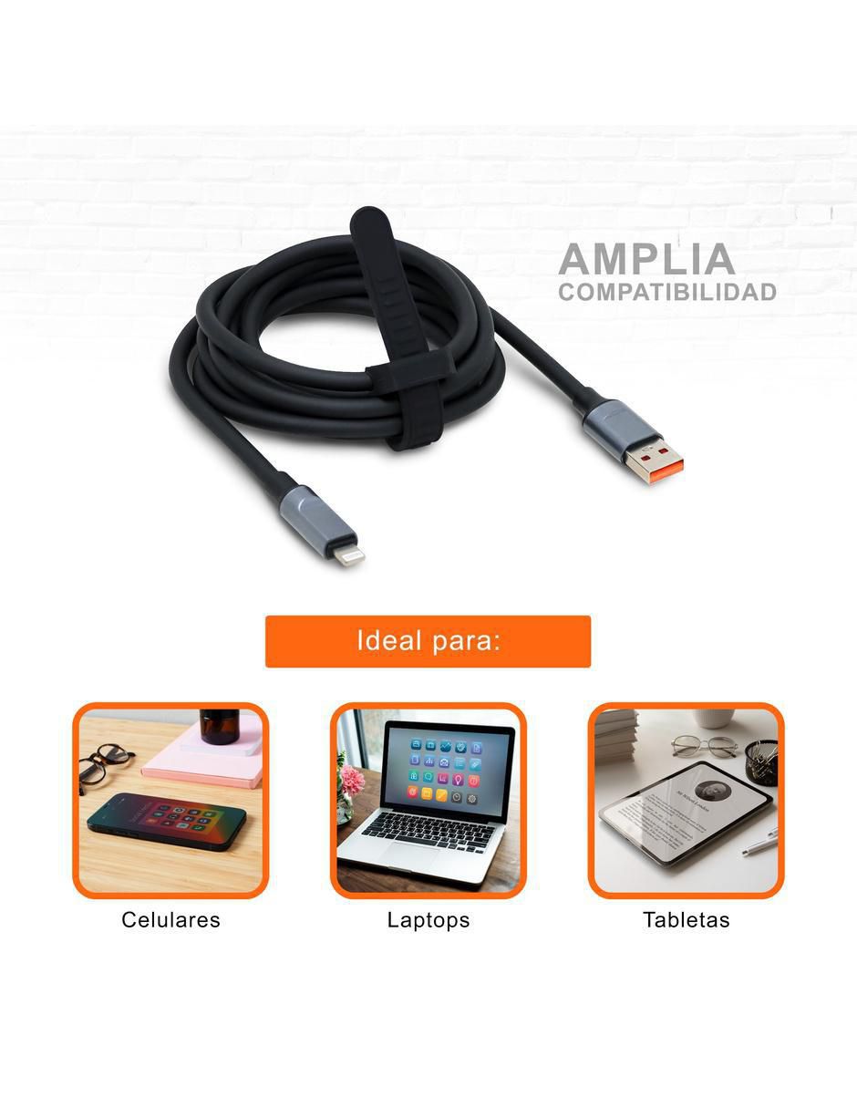 Cable usb a tipo lightning de 2 m 5