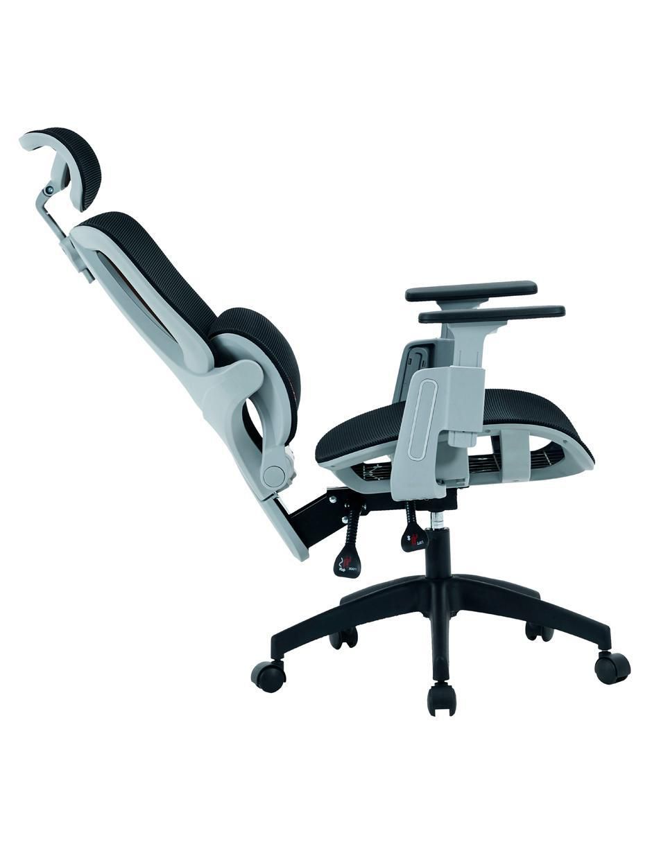Silla gamer ergonómica con malla transpirable de mesh 12
