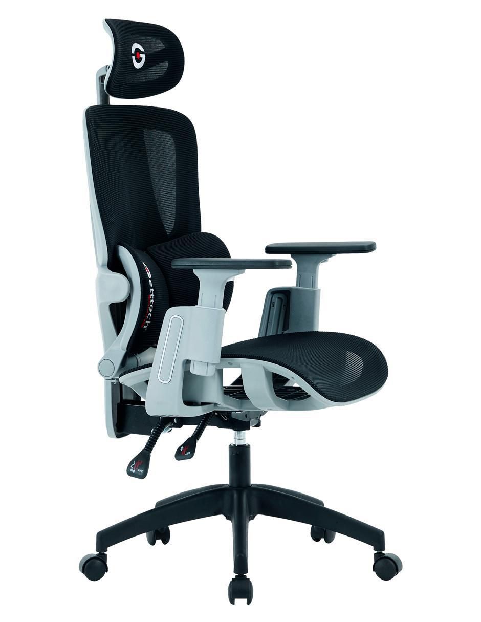 Silla gamer ergonómica con malla transpirable de mesh 7