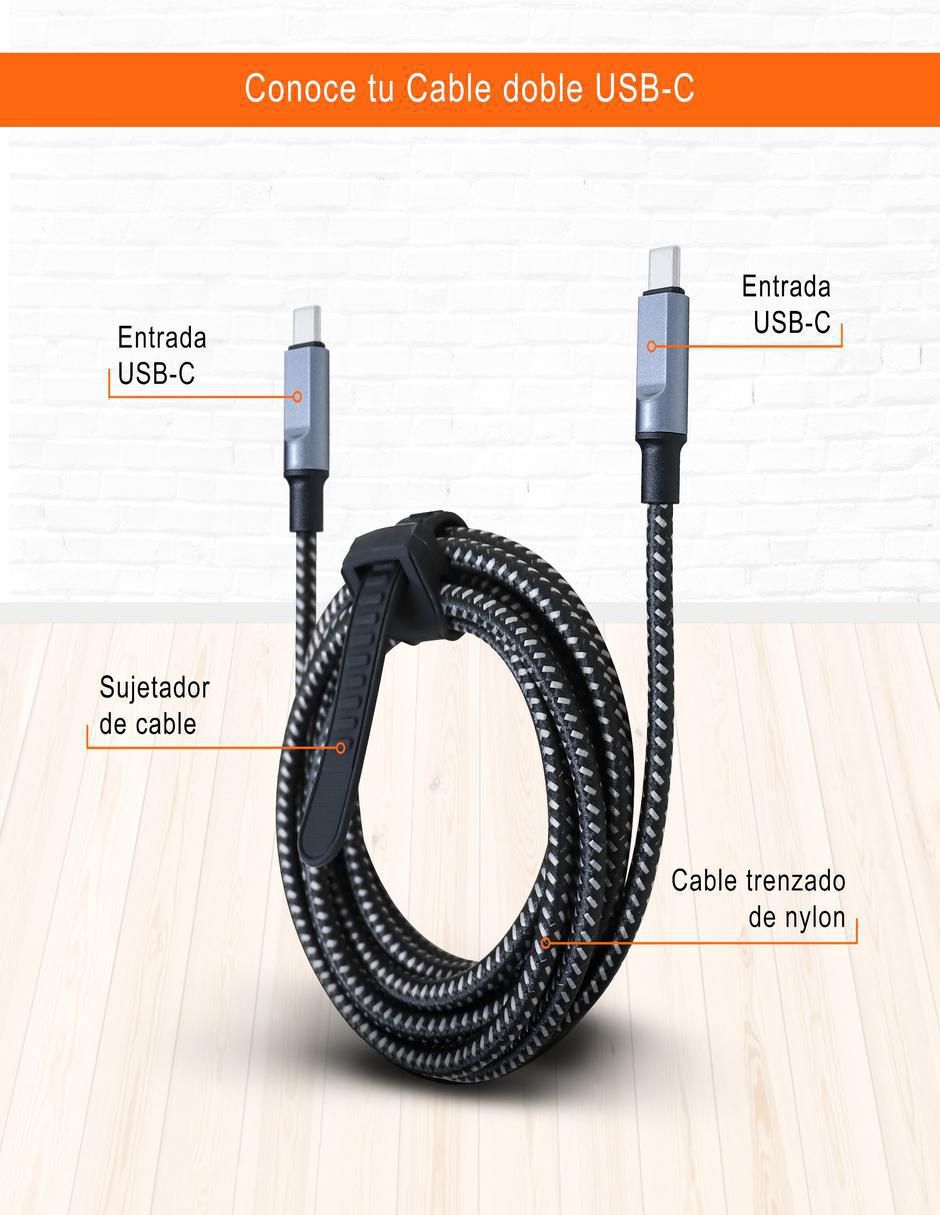 Cable USB C a tipo USB C de 2 m 2