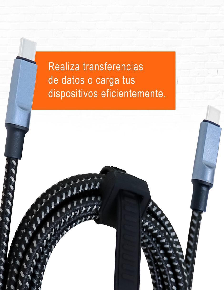 Cable USB C a tipo USB C de 2 m 3