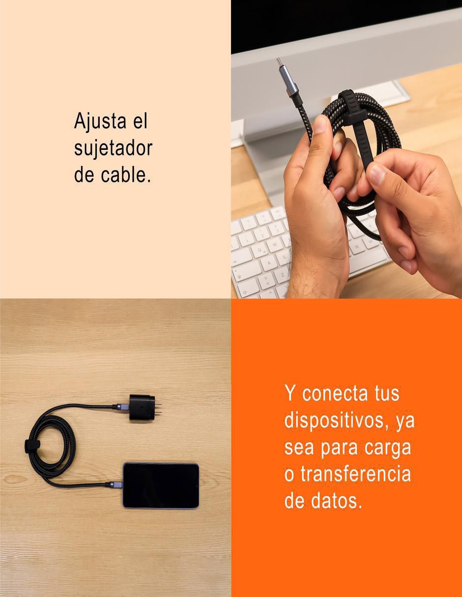 Cable USB C a tipo USB C de 2 m 6