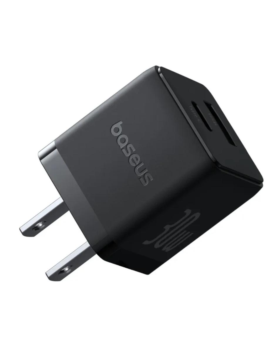 Cargador pared Palm series fast charger USB + USB tipo C 30 W 3
