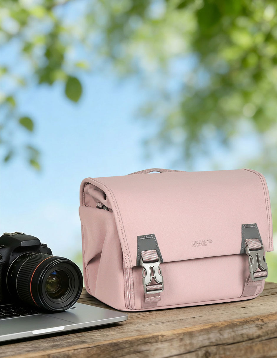 Mochila para cámara messenger para mujer 7