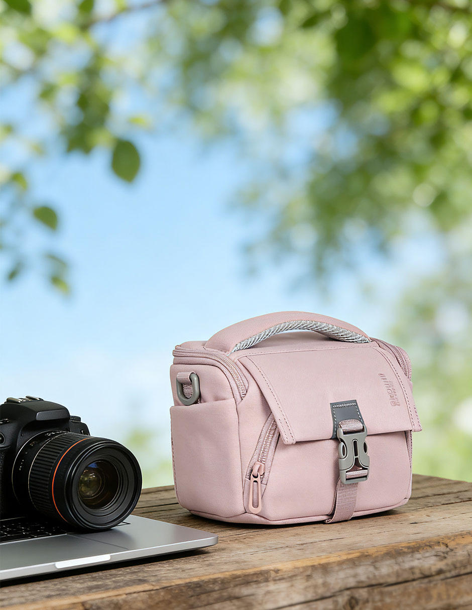 Mochila para cámara messenger para mujer 7