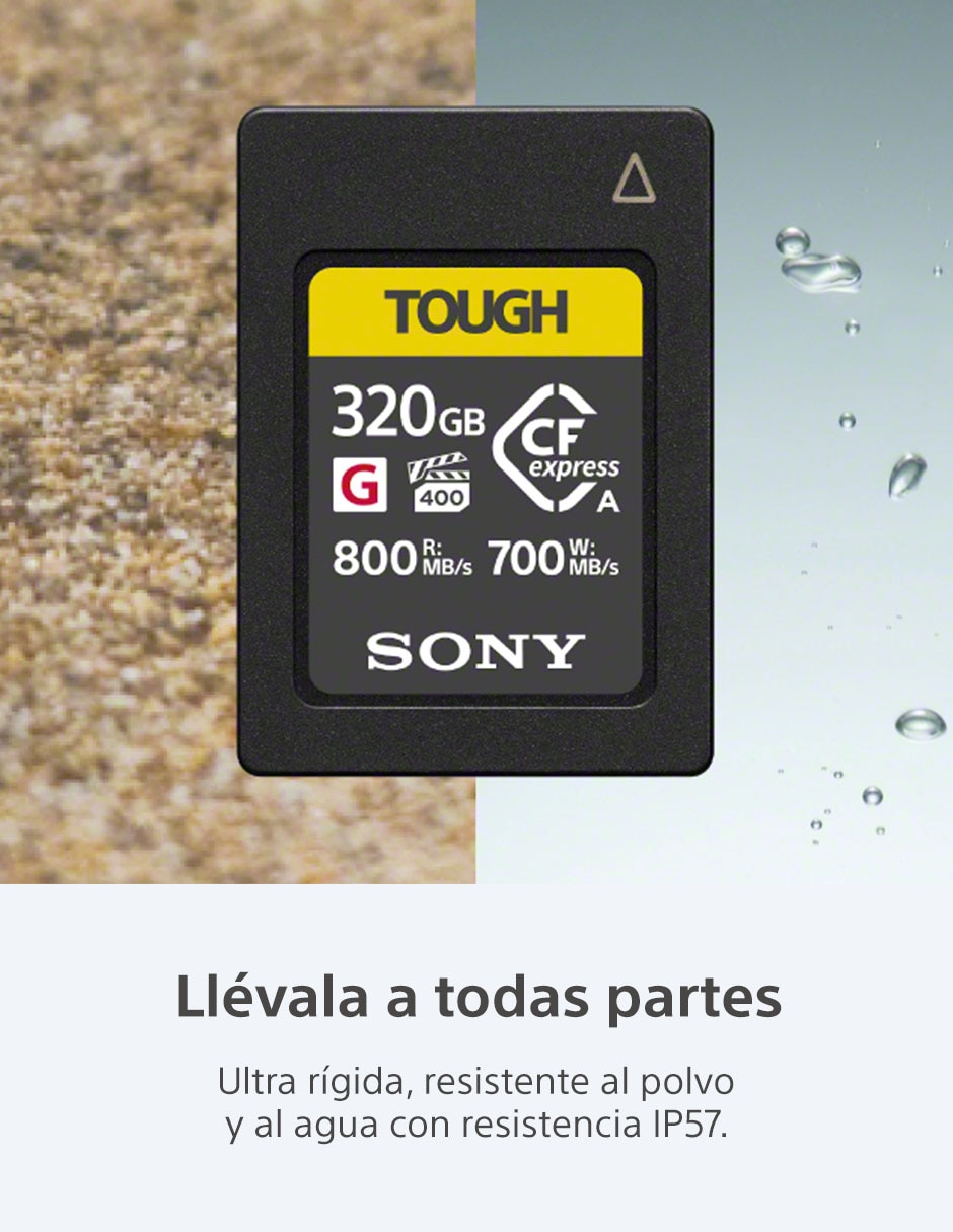 Memoria CFexpress capacidad 320 GB 3