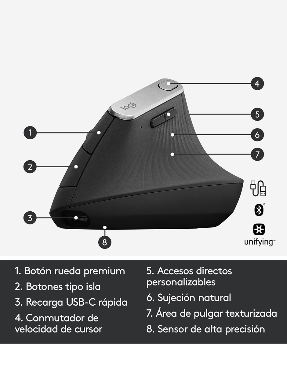 Mouse inalámbrico 910-005449 6