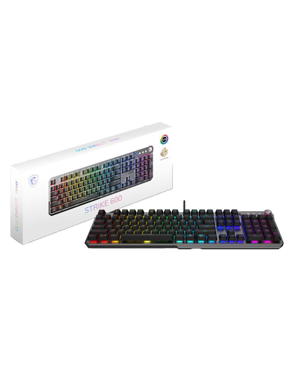 Teclado gamer alámbrica Strike 600 Switch Silencioso Teclado gamer alámbrica Strike 600 Switch Silencioso