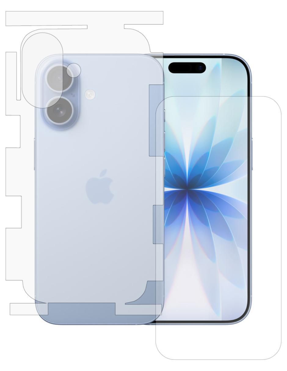 Mica para smartphone Iphone 17 de hidrogel