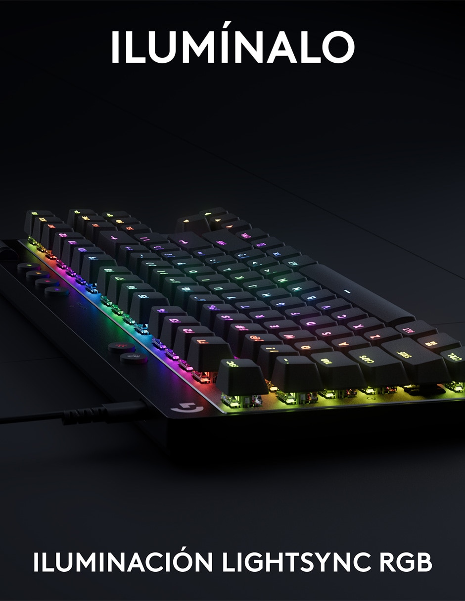 TECLADO GAMER LOGITECH G PRO X, NEGRO