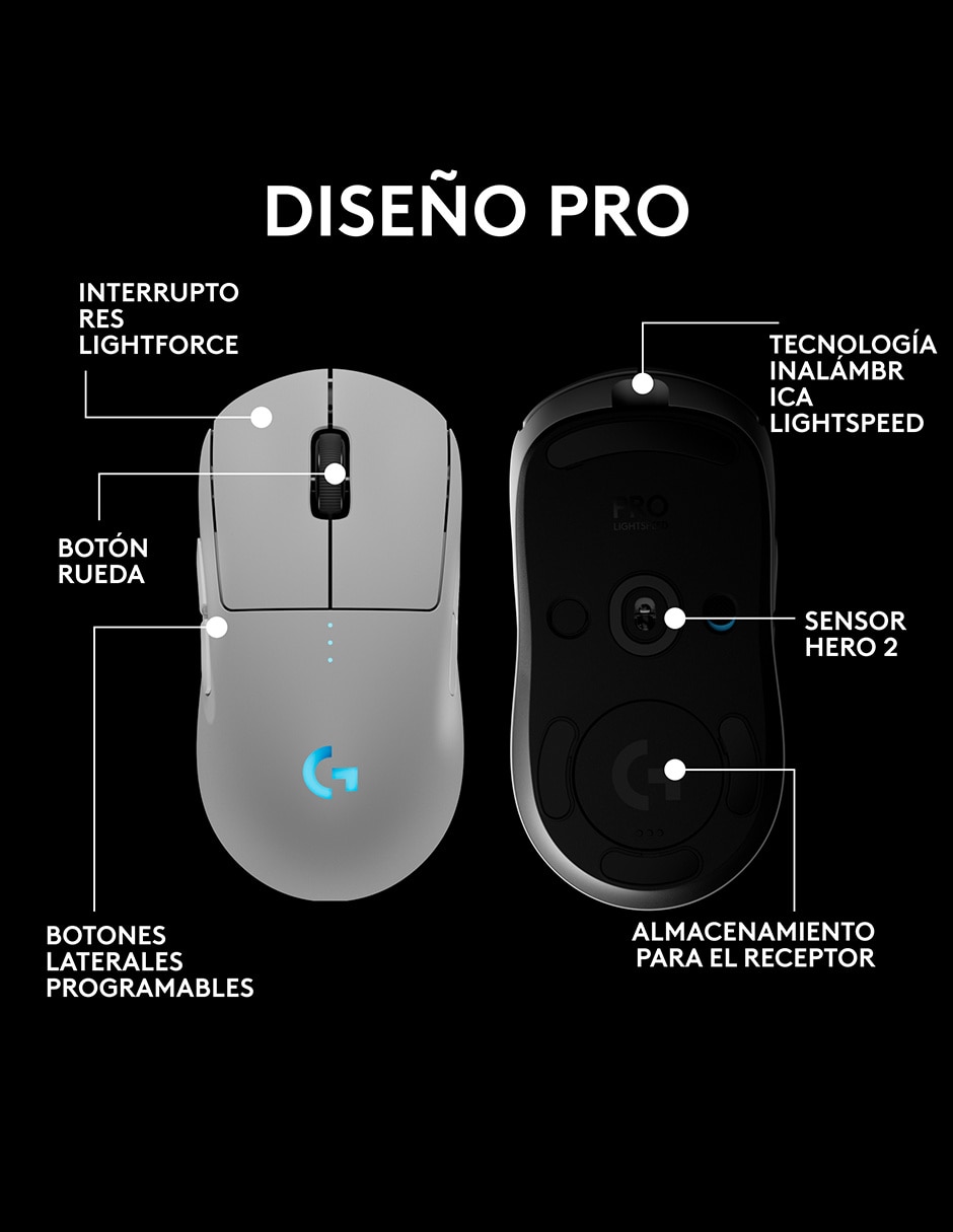 Mouse gamer G PRO 2 8