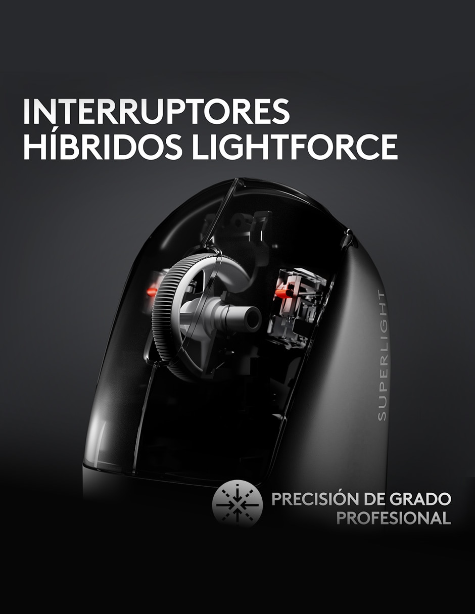 MOUSE GAMER LOGITECH G G PRO X , NEGRO