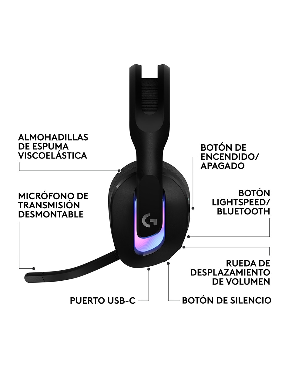 Audífonos gamer inalámbricos 981-001543 8