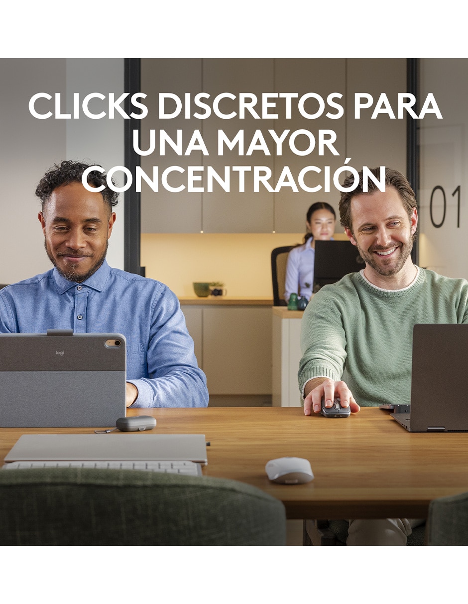 MOUSE LOGITECH ANYWHERE 3S, ROSA CLARO
