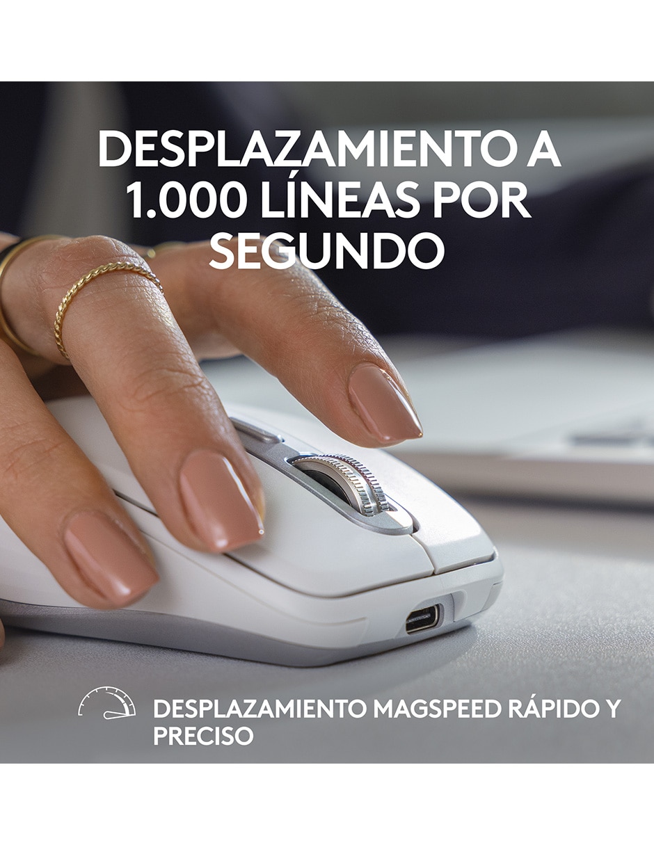 MOUSE LOGITECH ANYWHERE 3S, ROSA CLARO