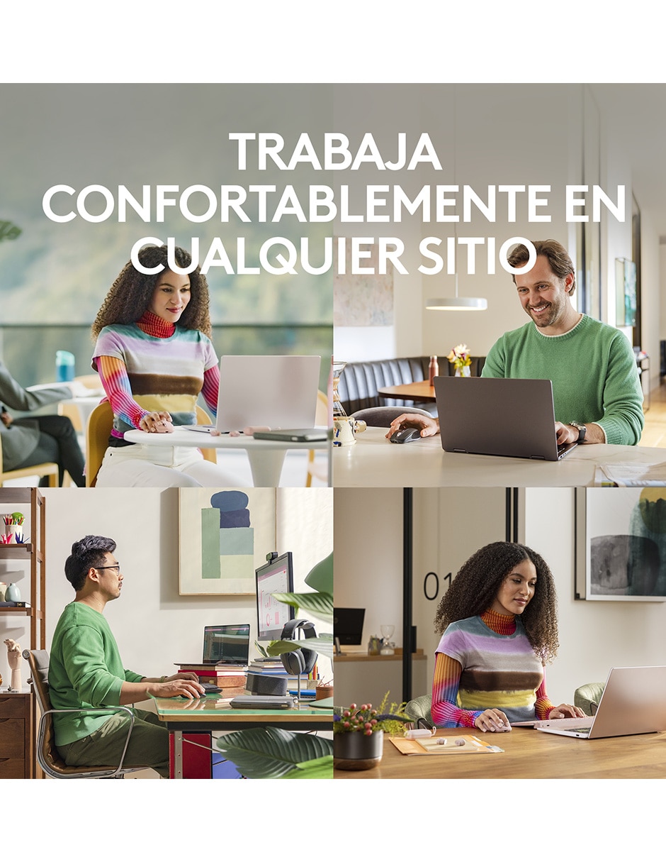 MOUSE LOGITECH ANYWHERE 3S, ROSA CLARO