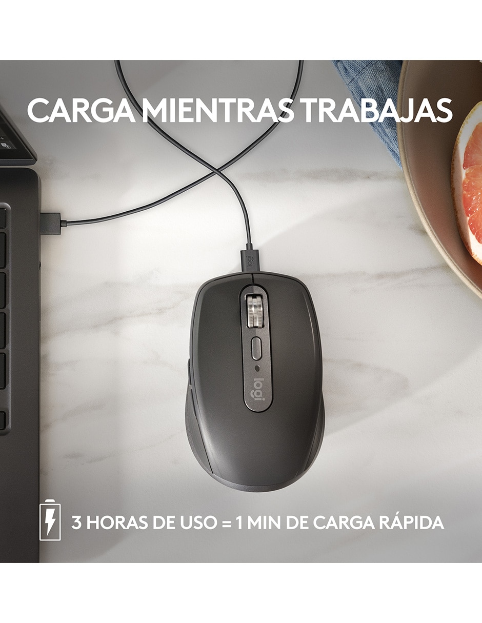 MOUSE LOGITECH ANYWHERE 3S, ROSA CLARO