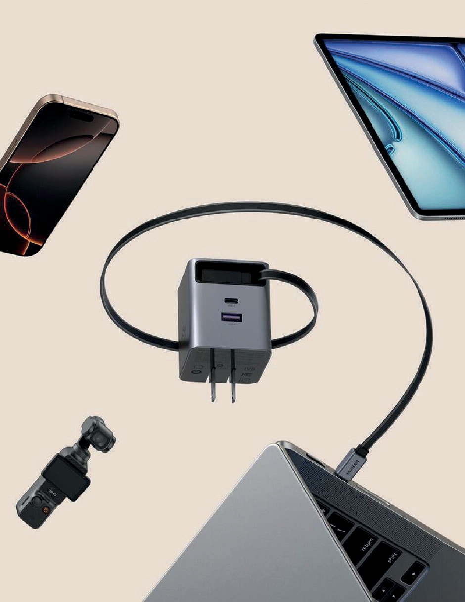 Cargador pared de 65 W USB + USB tipo C Nexode 2