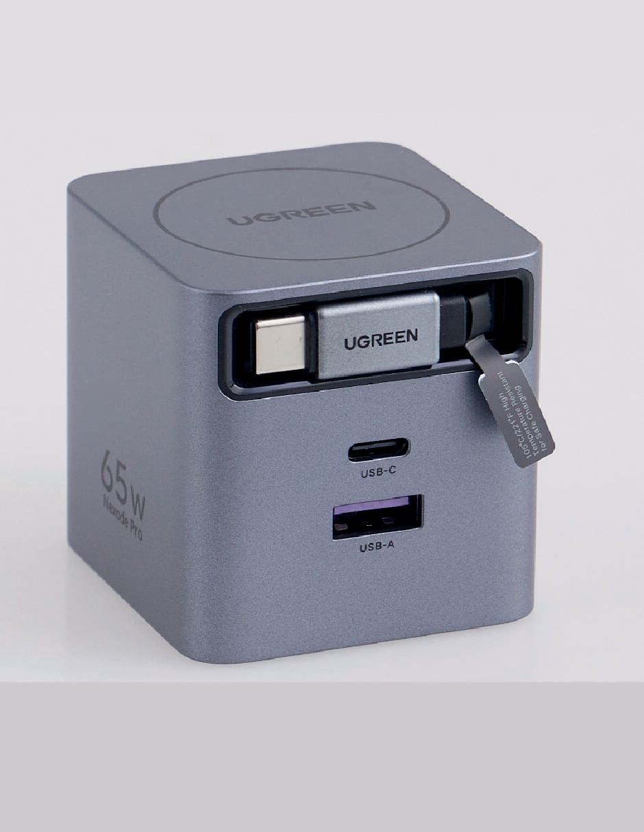 Cargador pared de 65 W USB + USB tipo C Nexode 3