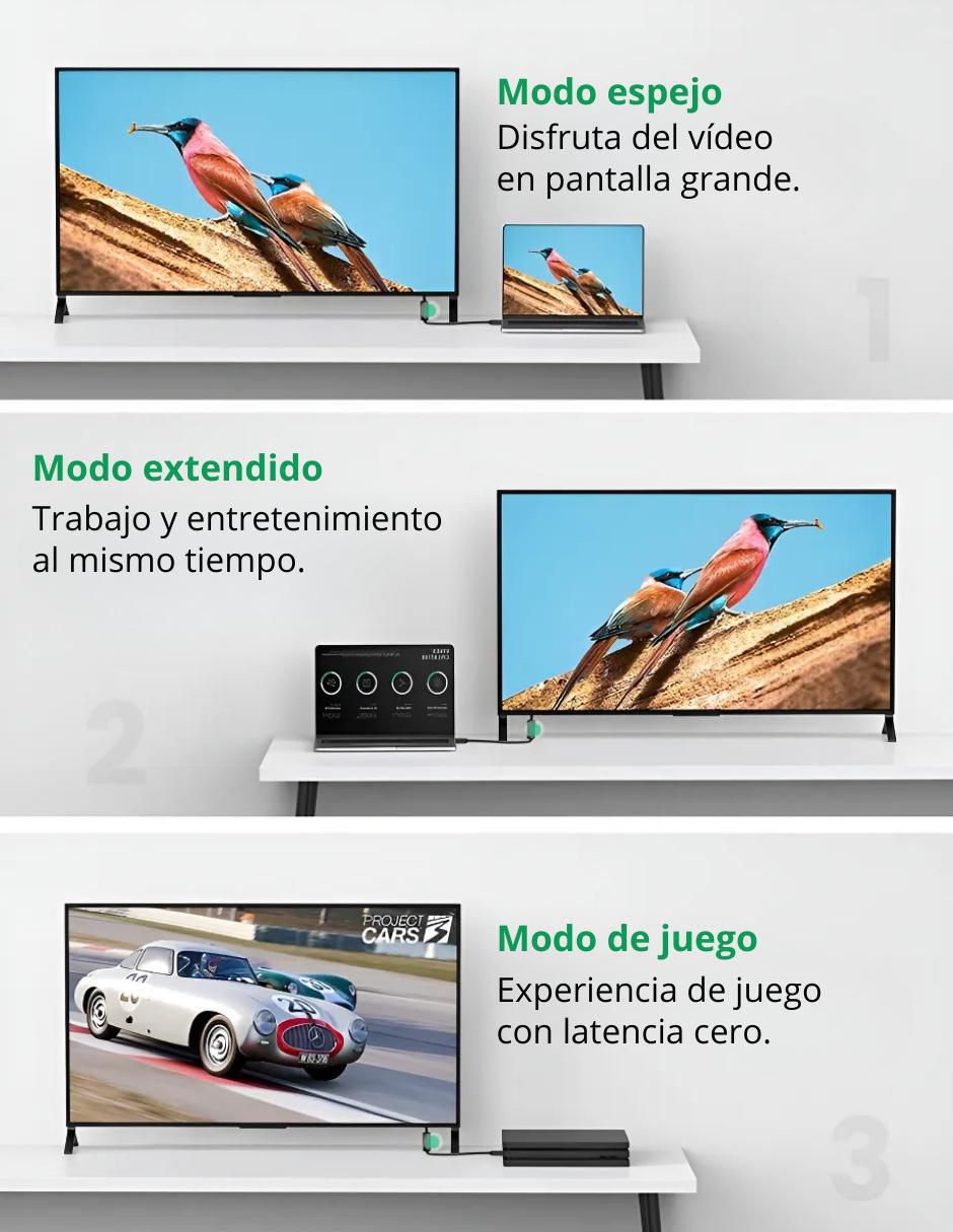 Cable HDMI 4K de 0.5 m 9