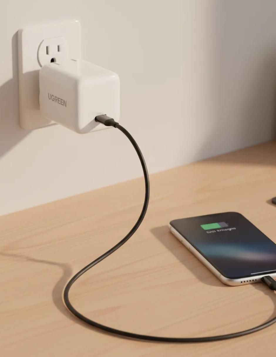 Cargador pared de 30 W USB tipo C Nexode Mini GaN 4